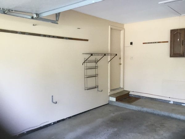 After painting a garage for a client in Plymouth Michigan