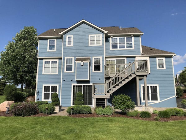 After painting a house exterior back in dexter michigan