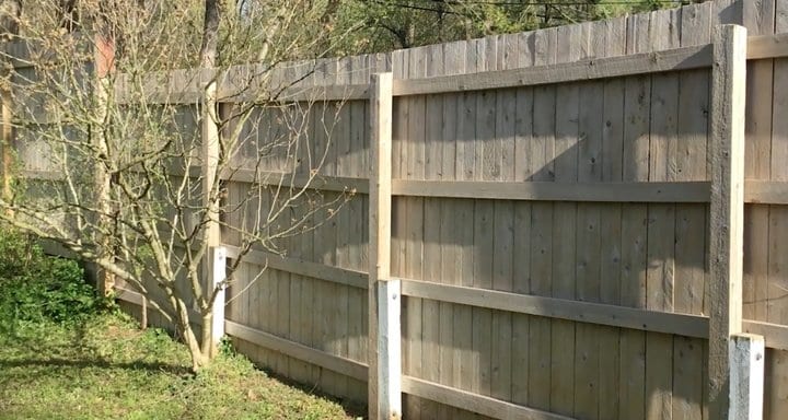 Before starting the process of how to stain a fence