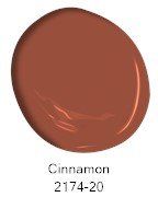 Cinnamon Benjamin Moore color