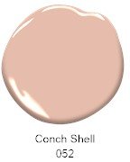Conch shell Benjamin Moore paint color