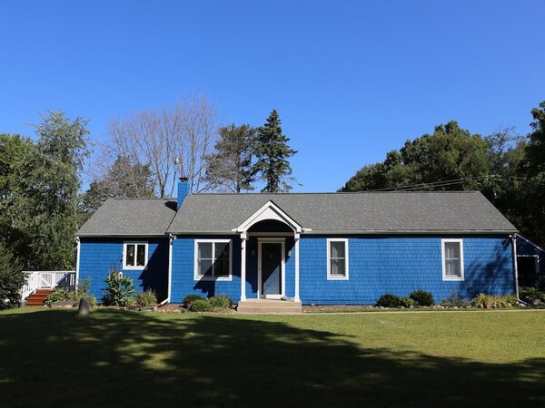 Darker blue home