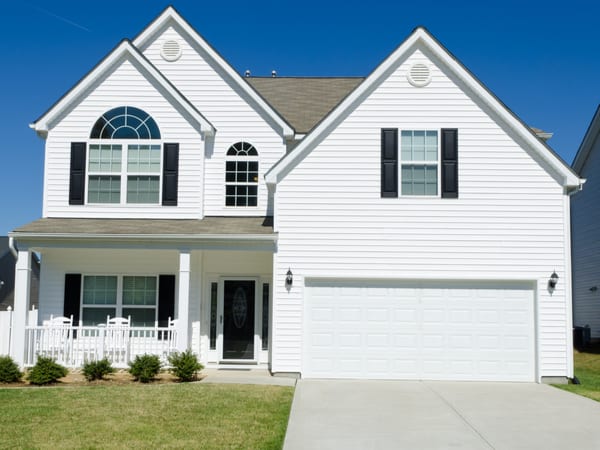 House with vinyl siding