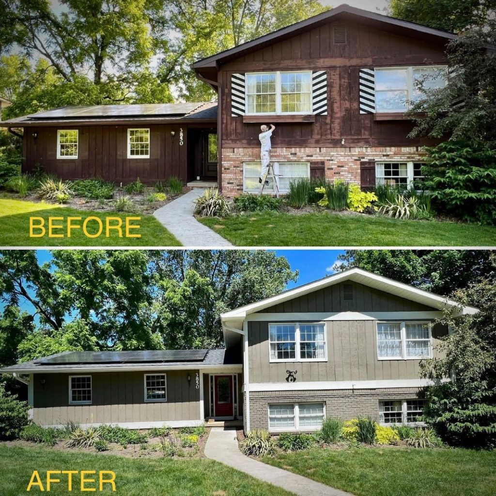 How to paint wood siding so it looks amazing