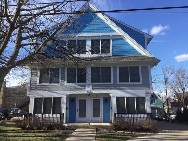 Large blue home