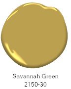Savannah green Benjamin Moore