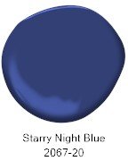 Starry Night blue Benjamin Moore color