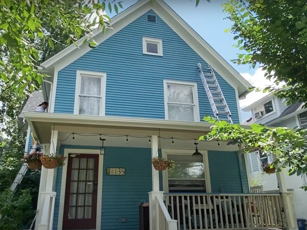 Newly painted historic home in Ann Arbor