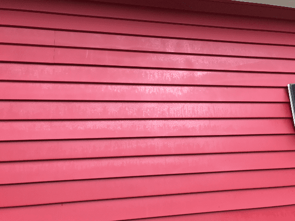 Rain ruining the new paint job for the aluminum siding