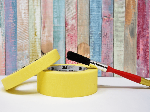 Yellow painters tape