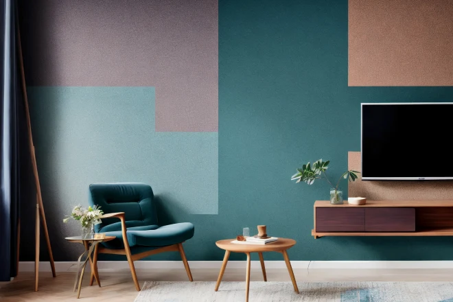 ombre effect with gray and blue colors