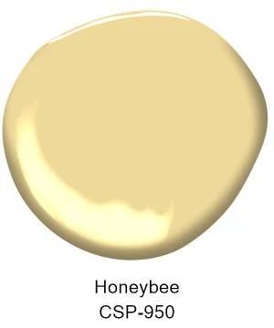 The Honeybee CSP-950 paint swatch features a glossy, pale yellow shade that’s ideal for brightening up any home. Tribble Painting often recommends this cheerful color for residential painting projects throughout Southeast Michigan, including Ann Arbor, Ypsilanti, and Novi. It’s a versatile choice that brings warmth to interior spaces while adding a touch of modern elegance. by Tribble Painting